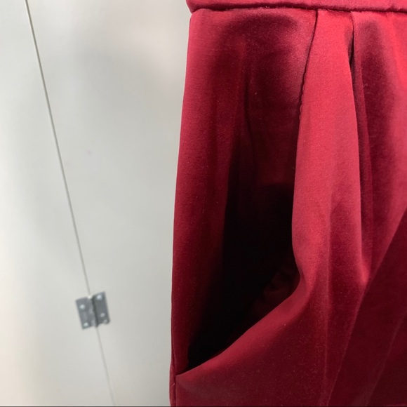 Red Strapless Mini Dress - Picture 6 of 8